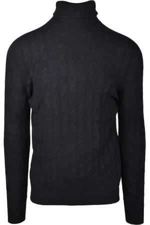 ALPHA STUDIO Swetry, Mężczyzna, Czarny, L, Nylon, Maglia