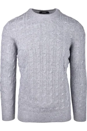 ALPHA STUDIO Swetry, Mężczyzna, Szary, 2XL, Nylon, Maglia