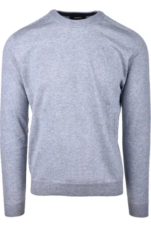 ALPHA STUDIO Swetry, Mężczyzna, Niebieski, L, Nylon, Maglia