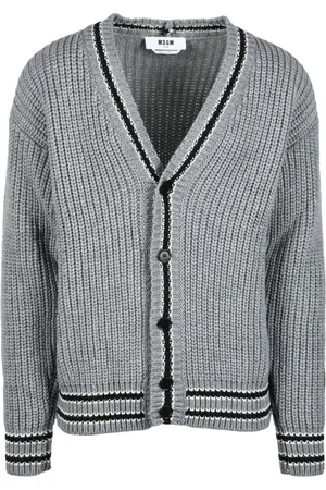 Msgm Swetry, Mężczyzna, Szary, XS, Sweter
