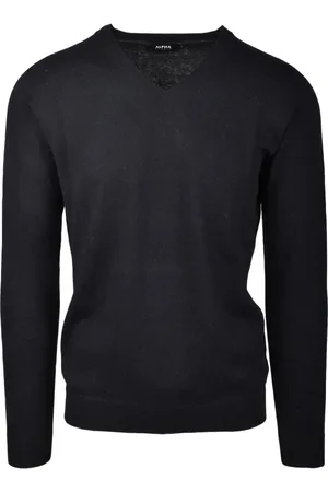 ALPHA STUDIO Swetry, Mężczyzna, Czarny, XL, Nylon, Maglia