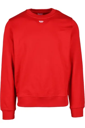 Diesel Bluzy, Mężczyzna, Czerwony, M, Bawełniany Sweter