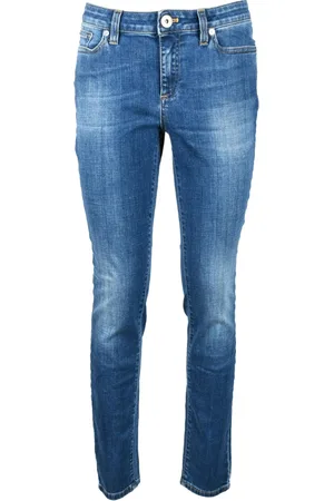 ELEVENTY Jeansy, Kobieta, Niebieski, M, Slim-fit Jeansy
