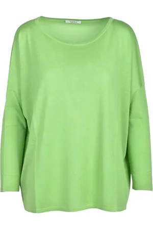 KANGRA CASHMERE Swetry, Kobieta, Zielony, S, Kaszmir, Maglia