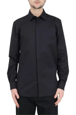 Moschino Koszule, Mężczyzna, Czarny, L, Bawełna, Koszula Couture 100% Bawełna