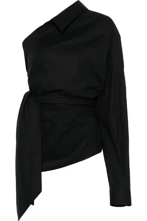 Moschino Bluzki, Kobieta, Czarny, S, Stylowa Koszula