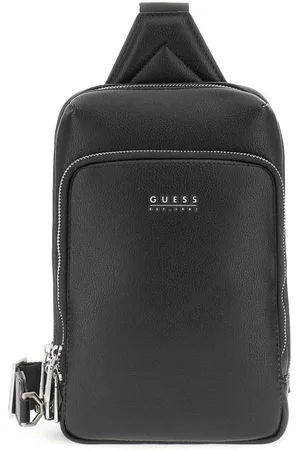 Guess Torebki, Kobieta, Czarny, ONE SIZE, Czarny Plecak Milano z Zamykaniem na Zamek Błyskawiczny