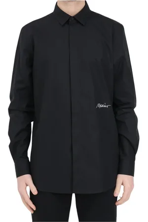 Moschino Koszule, Mężczyzna, Czarny, L, Bawełna, Koszula Couture 100% Bawełna