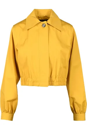 Max Mara Kurtki, Kobieta, Żółty, L, Kurtka bawełniana