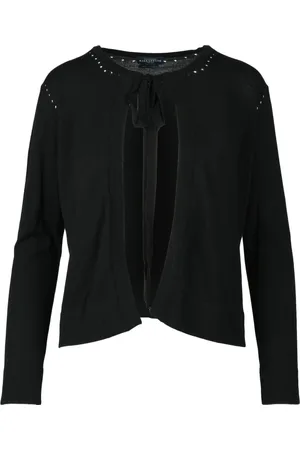 BALLANTYNE Swetry, Kobieta, Czarny, 2XS, Elegancki Sweter z Wiskozy i Poliestru