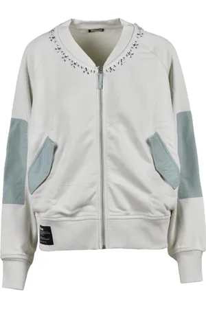 Blauer Bluzy, Kobieta, Zielony, L, Bawełniany sweter - Normalny krój