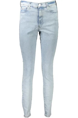 Tommy Hilfiger Jeansy, Kobieta, Niebieski, W29 L32, Denim, Niebieskie Dżinsy Skinny z Logo