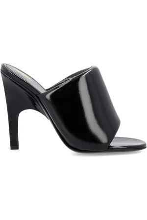 The Attico Buty, Kobieta, Czarny, 36 1/2 EU, Czarne obcasy mules