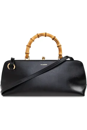 Jil Sander Torebki, Kobieta, Czarny, ONE SIZE, Skóra, Goji Bambo Small Handbag