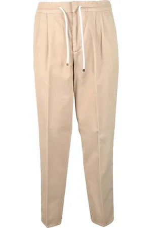Brunello Cucinelli Spodnie, Mężczyzna, brązowy, S, Spodnie