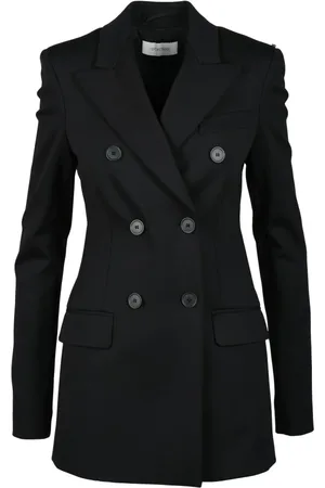 Sportmax Kurtki, Kobieta, Czarny, XL, Nylon, Stylowa Kurtka z Nylonu i Elastanu