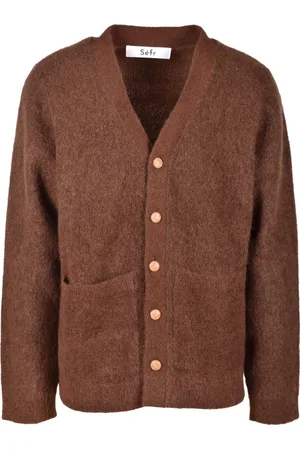 Séfr Swetry, Mężczyzna, brązowy, M, Nylon, Sweter