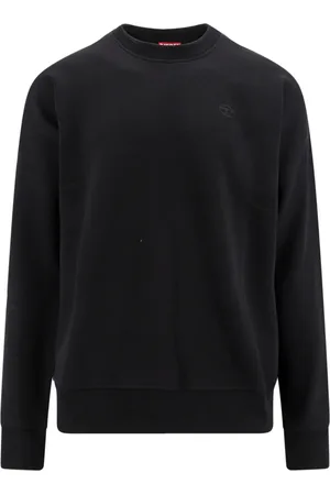 Diesel Bluzy, Mężczyzna, Czarny, S, Bawełna, Bawełniana bluza dresowa Maxi Oval-D