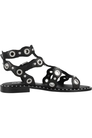 Ash Buty, Kobieta, Czarny, 40 EU, Stylowe płaskie sandały dla kobiet