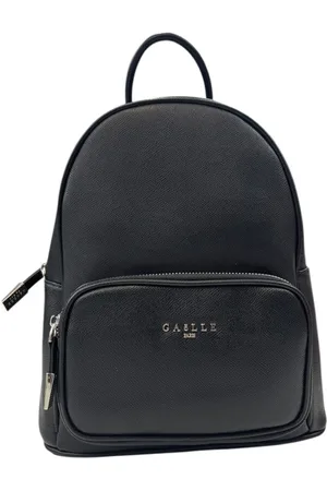 GAËLLE Torebki, Kobieta, Czarny, ONE SIZE, Skóra, Czarny Plecak Damski Stylowy i Praktyczny