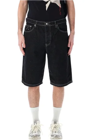 Pop Trading Company Szorty, Mężczyzna, Czarny, S, Denim, Jeansyy Denim na stylowe outfity