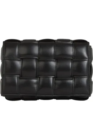 Bottega Veneta Torebki, Kobieta, Czarny, ONE SIZE, Wyściełana torba kasety