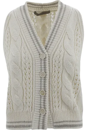 D.EXTERIOR Swetry, Kobieta, Beżowy, M, Ivory Top dla Kobiet