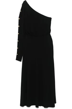 Elisabetta Franchi Sukienki, Kobieta, Czarny, S, Elegancka Czarna Sukienka