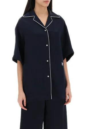 Palm Angels Bluzki, Kobieta, Niebieski, XS, Shirts