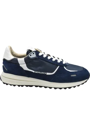 Woolrich Buty, Mężczyzna, Niebieski, 41 EU, Zamsz, Niebieskie Sportowe Buty