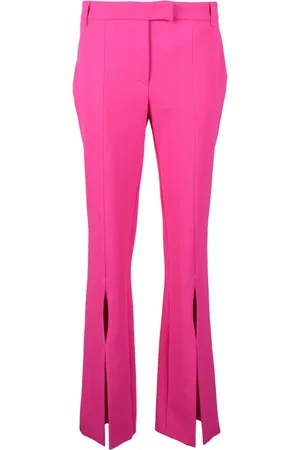VERSACE Spodnie, Kobieta, Różowy, S, Eleganckie Spodnie Stretch