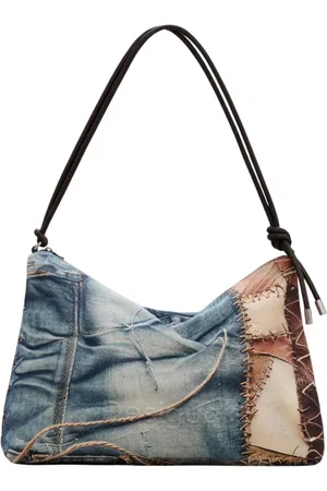Desigual Torebki, Kobieta, Wielobarwność, ONE SIZE, Patchworkowa Torba na Ramię
