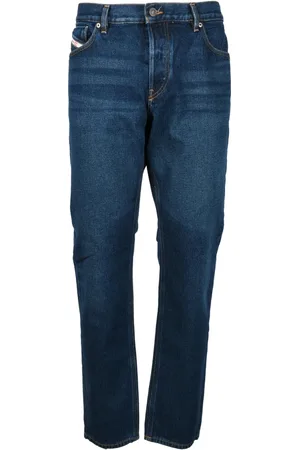 Diesel Jeansy, Kobieta, Niebieski, W34, Jeansyy z bawełny