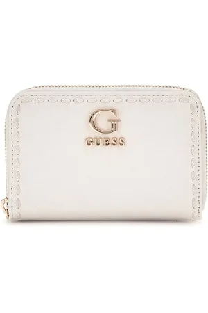 Guess Akcesoria, Kobieta, Biały, ONE SIZE, Elegancki Portfel i Etui na Karty