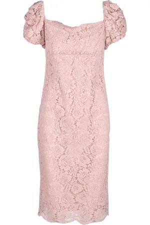 Pinko Sukienki, Kobieta, Różowy, S, Elegancka sukienka z różnych materiałów