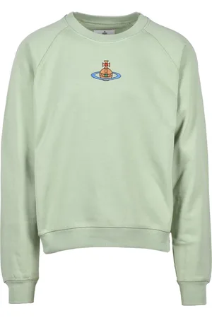 Vivienne Westwood Bluzy, Mężczyzna, Zielony, S, Bawełniany sweter