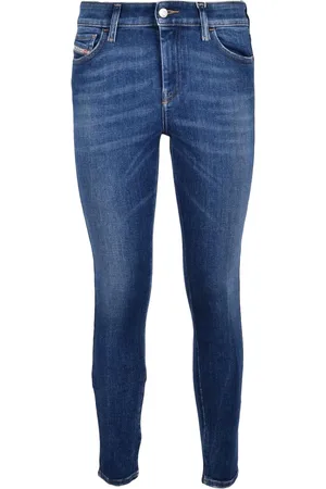 Diesel Jeansy, Kobieta, Niebieski, W26, Granatowe Dżinsy Skinny Damskie