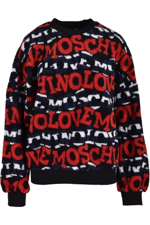 Moschino Bluzy, Kobieta, Wielobarwność, L, Kolorowy Sweter dla Kobiet