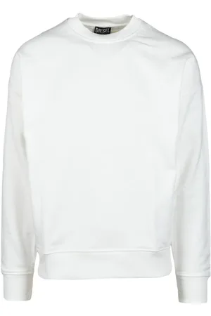 Diesel Bluzy, Mężczyzna, Biały, S, Bawełniany Sweter