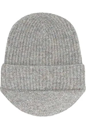 RANRA Akcesoria, Mężczyzna, Szary, ONE SIZE, Nylon, Rajstrowana czapka