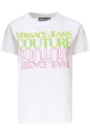 VERSACE Koszulki, Kobieta, Biały, XS, Białe T-shirty i Pola