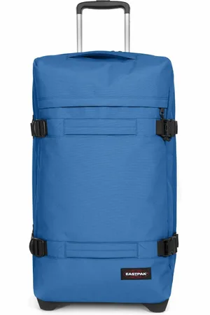 Eastpak Walizki, Kobieta, Niebieski, ONE SIZE, Poliester, Funkcjonalna torba podróżna z zamkiem TSA