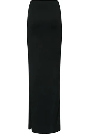 Jacquemus Spódnice, Kobieta, Czarny, M, Czarna Spódnica Peplum