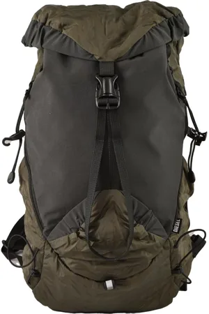 Diesel Torebki, Mężczyzna, Zielony, ONE SIZE, Nylon, Plecak Nylonowy