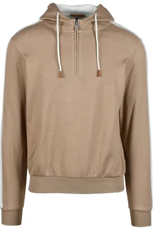 ELEVENTY Bluzy, Mężczyzna, brązowy, S, Bluza z mieszanki bawełny