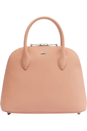 Lacoste Torebki, Kobieta, Różowy, ONE SIZE, Skóra, Daily City Bugatti Torba na Ramię Latte