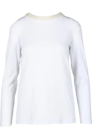 Fabiana Filippi Koszulki, Kobieta, Biały, M, Tshirt