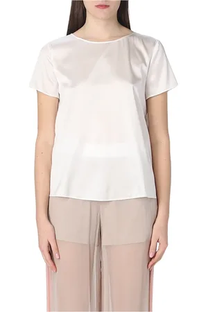 Giorgio Armani Bluzki, Kobieta, Biały, M, Stylowy TOP