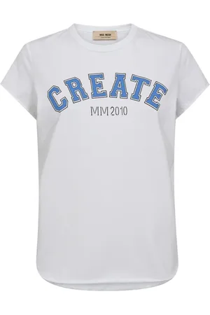 Mos Mosh Koszulki, Kobieta, Biały, M, Cool Print Tee Top Regatta