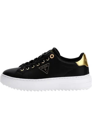 Guess Buty, Kobieta, Czarny, 41 EU, Czarne Sneakersy Denesa 12 Glitter Platform
